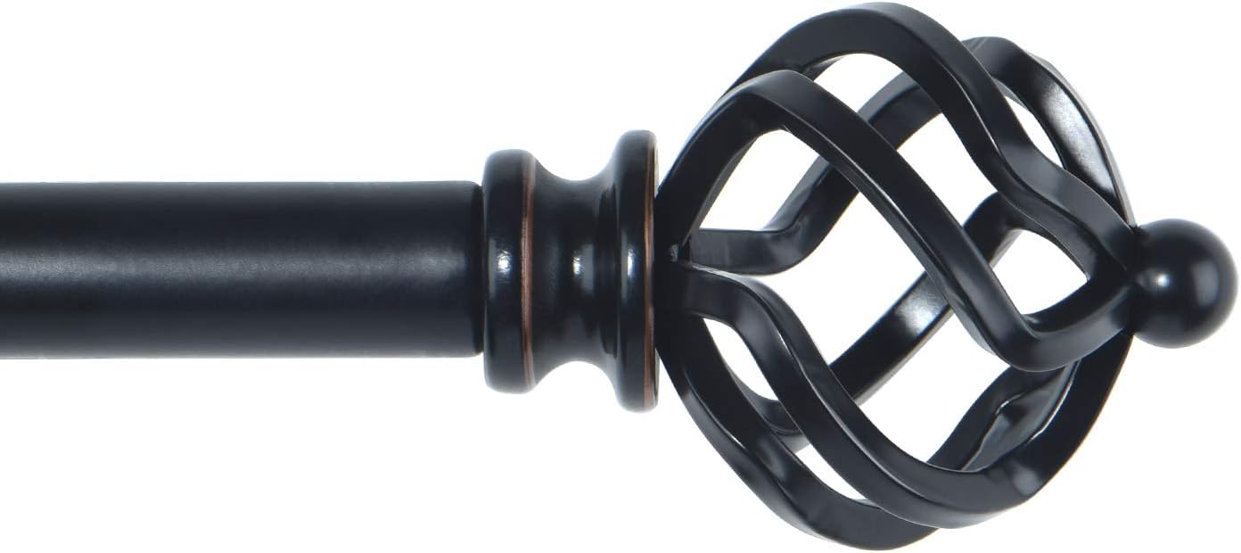 Best large living room antique curtain rods