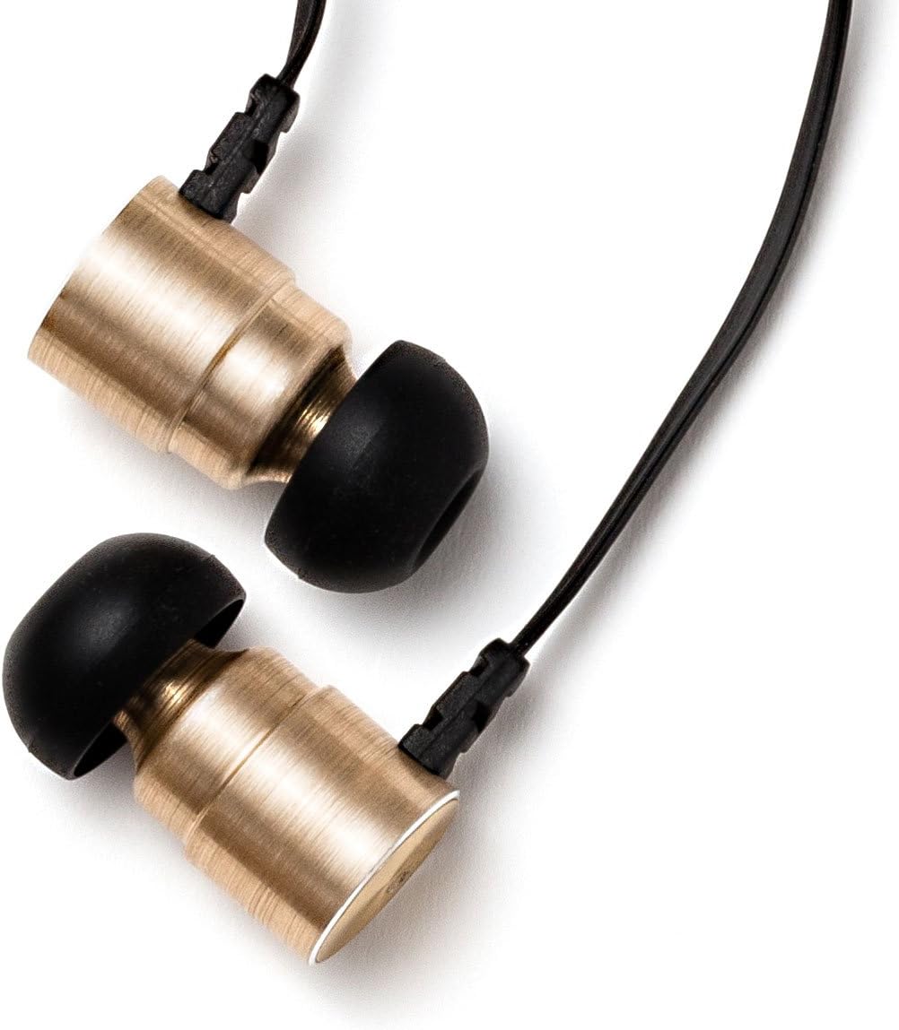 Symphonized MTL Earbuds Dual Driver Heavy Bass Premium in-Ear Noise-isolating Headphones, Earphones with Mic (Gold) - Image 4