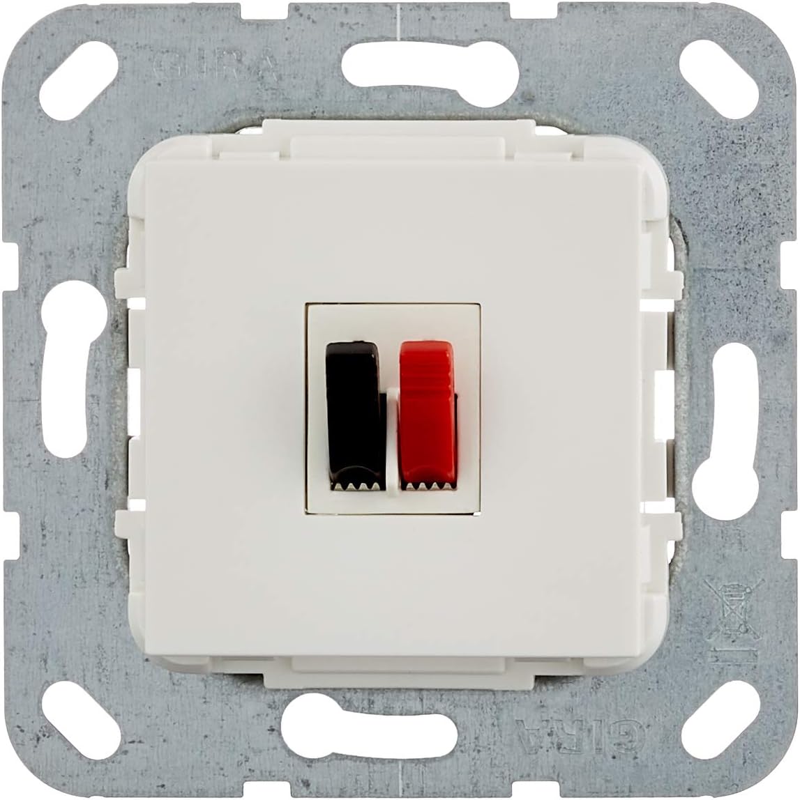 Gira 569203 Speaker Connector 1-Way Use Pure White - Image 4