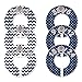 C189 Boy Baby Nursery Closet Clothing Size Divider Navy Elephants Set of 6