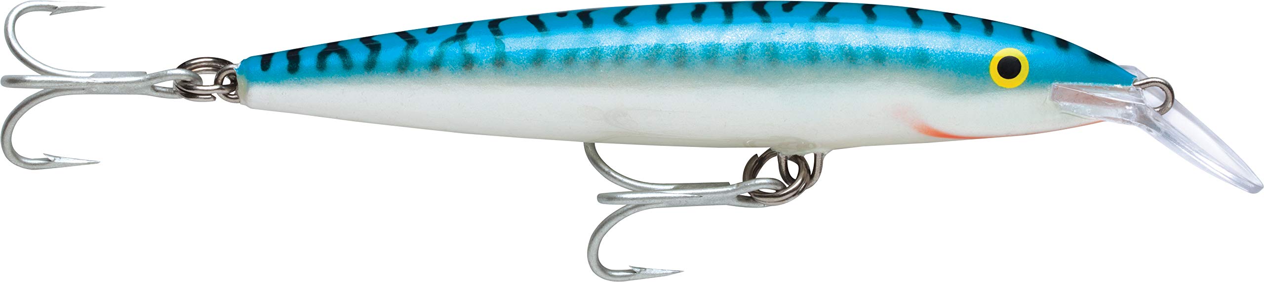 Rapala Floating Magnum Lure with Two No. 1/0 Hooks, 14 cm Length, Silver Mackerel