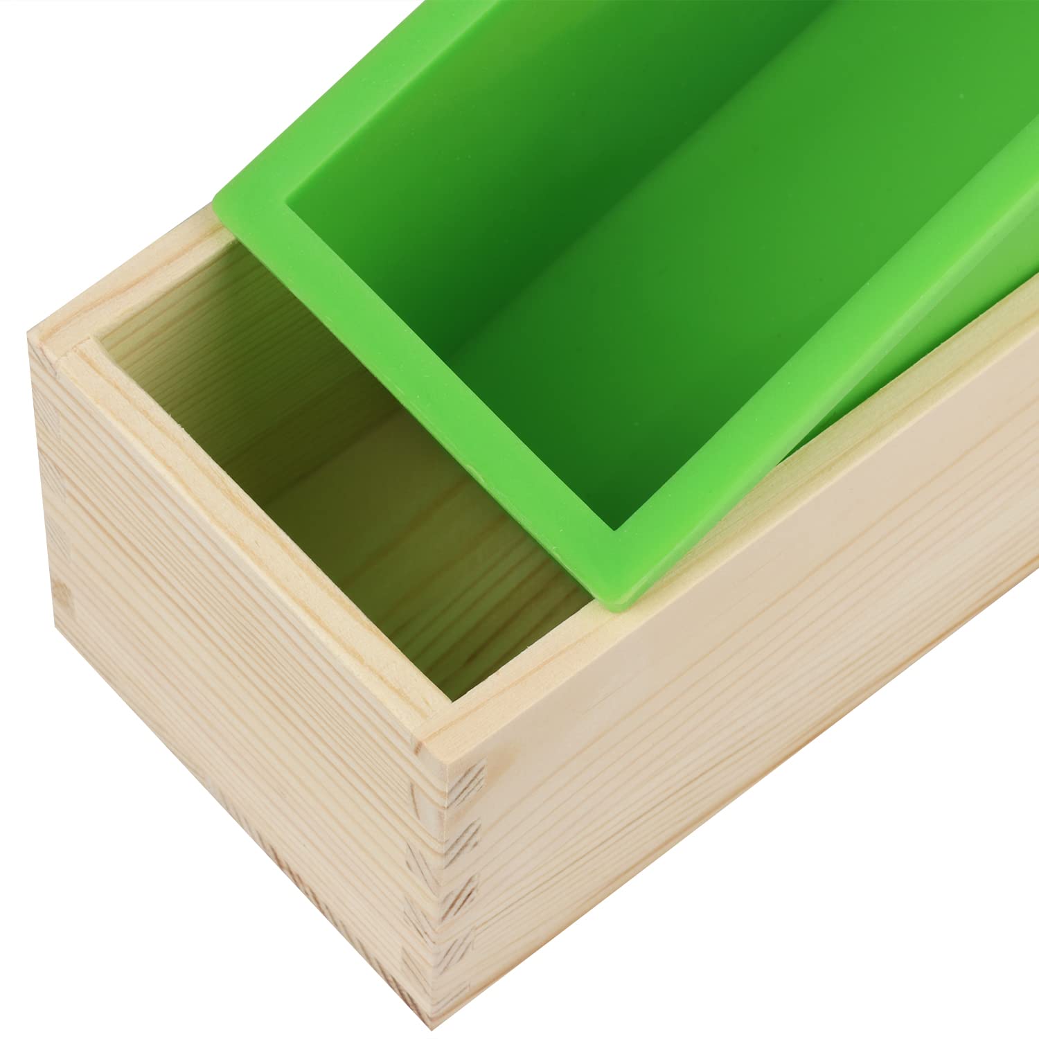 Soap Loaf Box, 42 oz Soap Box for Soap Making with Wooden Boxes, Set of 4, Soap Bar Box Can Be Used for Homemade Soap Produce, Soap Making, Ideal Size and Large Capacity, by GNIEMCKIN