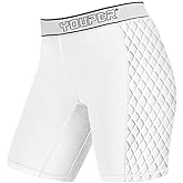 Youper Women's Classic Softball Sliding Shorts, Compression Padded Slider Shorts