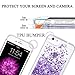 iPhone 6/6S/7/8 Case, Caka iPhone 6S Glitter Case [Tempered Glass Screen Protector] Bling Flowing Floating Luxury Glitter Sparkle TPU Bumper Liquid Case for iPhone 6/6S/7/8 (4.7