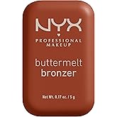 NYX PROFESSIONAL MAKEUP Matte Buttermelt Bronzer, Longwear Face Makeup with Up to 12 Hours of Wear, Vegan Formula - Butta Match (Light Medium Warm)
