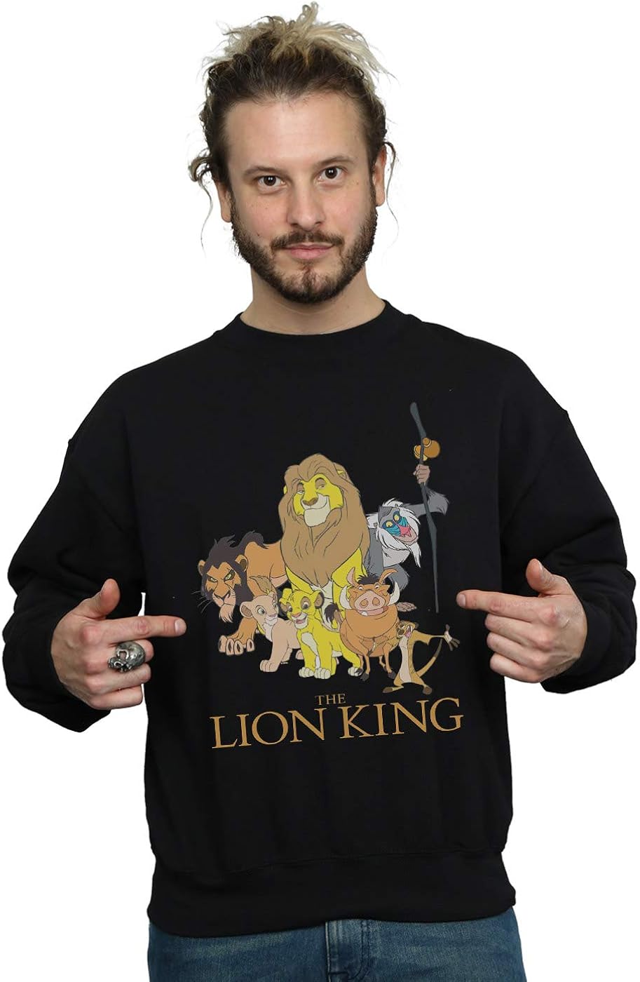Disney Men's The Lion King Group Sweatshirt Amazon.co.uk Clothing