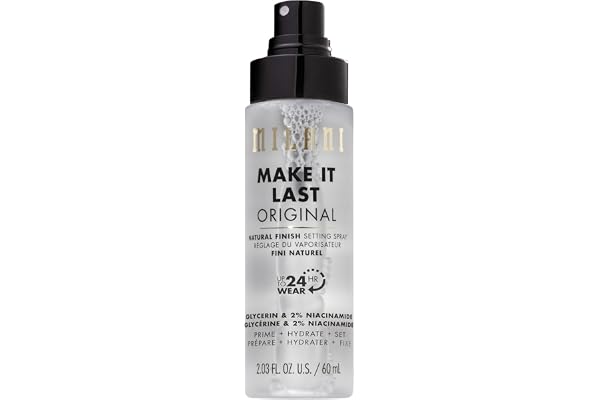 Milani Make It Last Setting Spray + Primer - Original Natural Finish, 24-Hour Wear Long Lasting Makeup Sealer & Finishing Spr