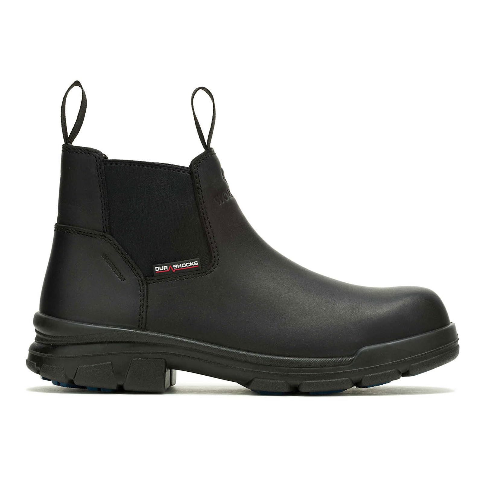 Wolverine Men’s Durashocks Sr Icon Waterproof Romeo Construction Boot, Black, 8.5 X-Wide