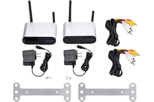 Transmitter, Wireless Audio and Video Transmitter and Receiver 2.4GHz Wireless AV Without Delay 328 Code Data Transmission Vi