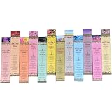 Gonesh Incense Sticks No 6, 8, 12 Variety Pack,2 Packs of