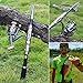 Sougayilang Spinning Telescopic Portable Fishing Rod Combos Travel Carbon Fishing Rod and Reel Set