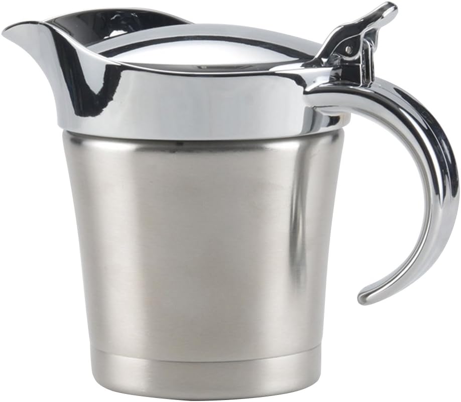 Wankd 500ML Stainless Steel Gravy Boat Sauce Jug, Gravy Boat Stainless