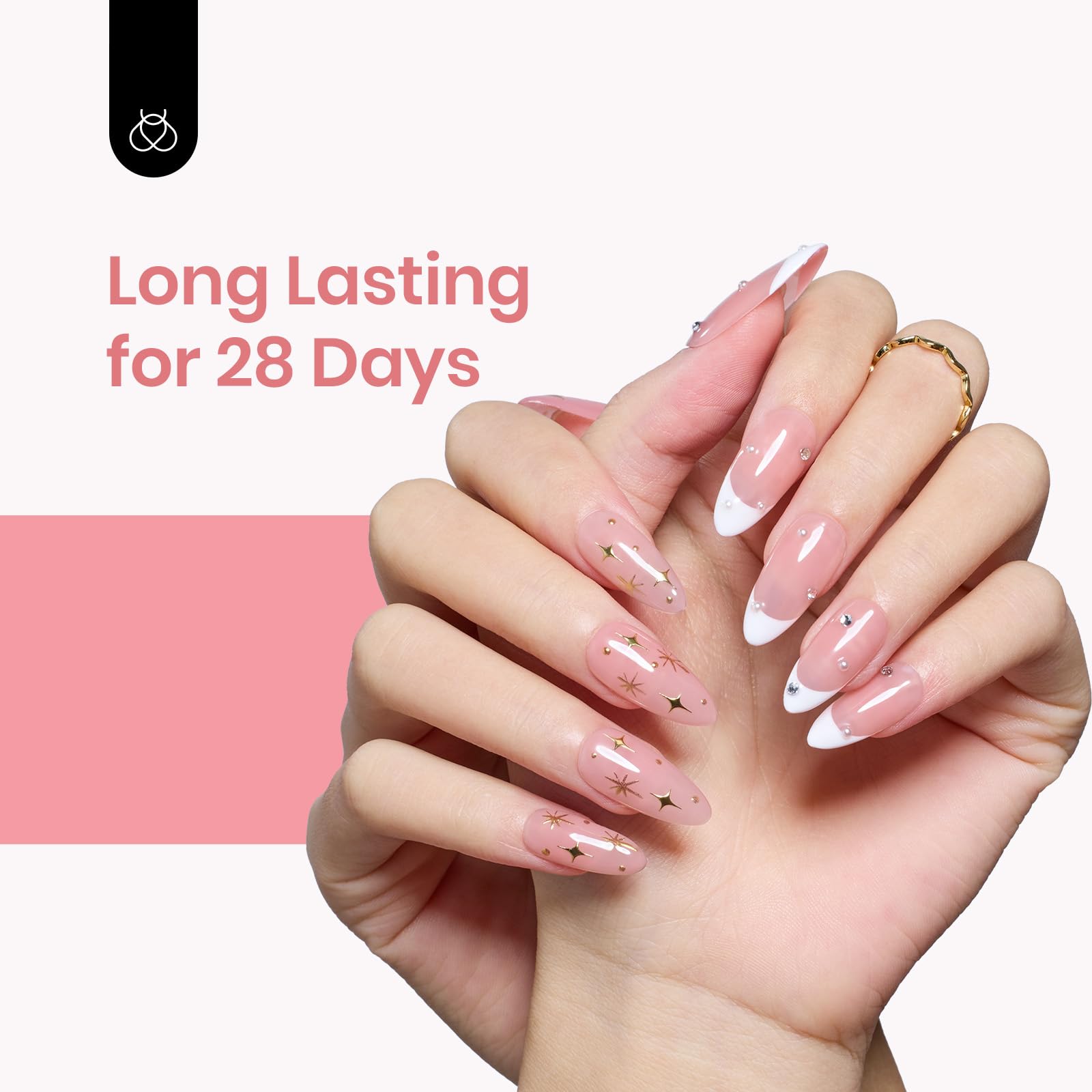 beetles Gel Polish 15ml Nude Pink Gel Polish Jelly Gel Nail Polish Neutral Sheer Spring Color Soak off LED UV Lamp DIY Nail Art Decoration Manicure Design Salon at Home - Image 4