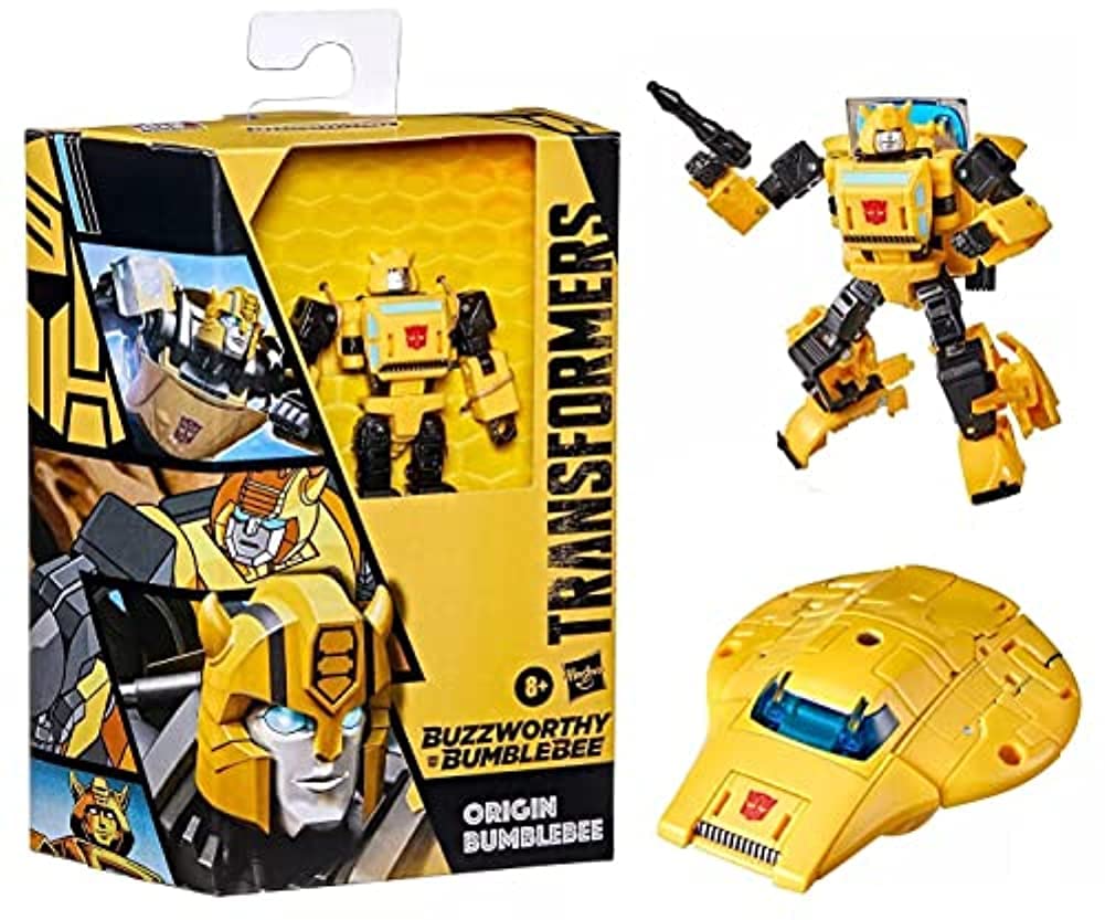 Hasbro Transformers Buzzworthy Bumblebee War for Cybertron Deluxe Origin Bumblebee (F1623)