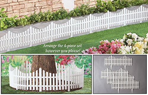 inch fence 4 border Fence Garden Etc Picket Flexible White Borders Collections inch fence 4 border Fence Garden Etc Picket Flexible White Borders Collections