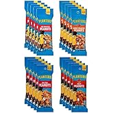 Planters Peanuts Single Serve Variety Pack, 4 Flavors, 1.75 oz Tubes (Pack of 20)