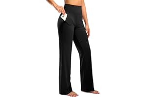 G Gradual Women's Yoga Pants Wide Leg wiht Pockets High Waist Stretch Loose Casual Lounge Sweatpants Petite/Regular/Tall
