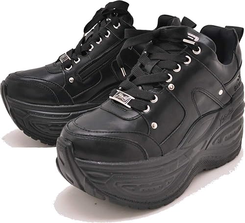 Amazon Yosuke ヨースケ 厚底スニーカー メンズ ローカット 9cmジョガーソール サイドジッパー付き ノーブランド品 ブーツ