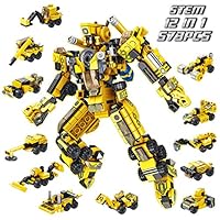 PANLOS Robot STEM Toy Engineering Building Blocks Building Bricks Toy kit - for Boys 6 Years Old or Older Tight Fit and Compatible with All Major Brands 570 PCS