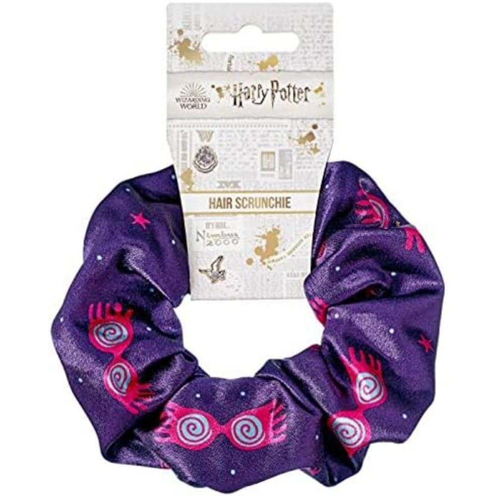 Official Harry Potter Luna Lovegood Navy & Pink Hair Scrunchie by The Carat Shop