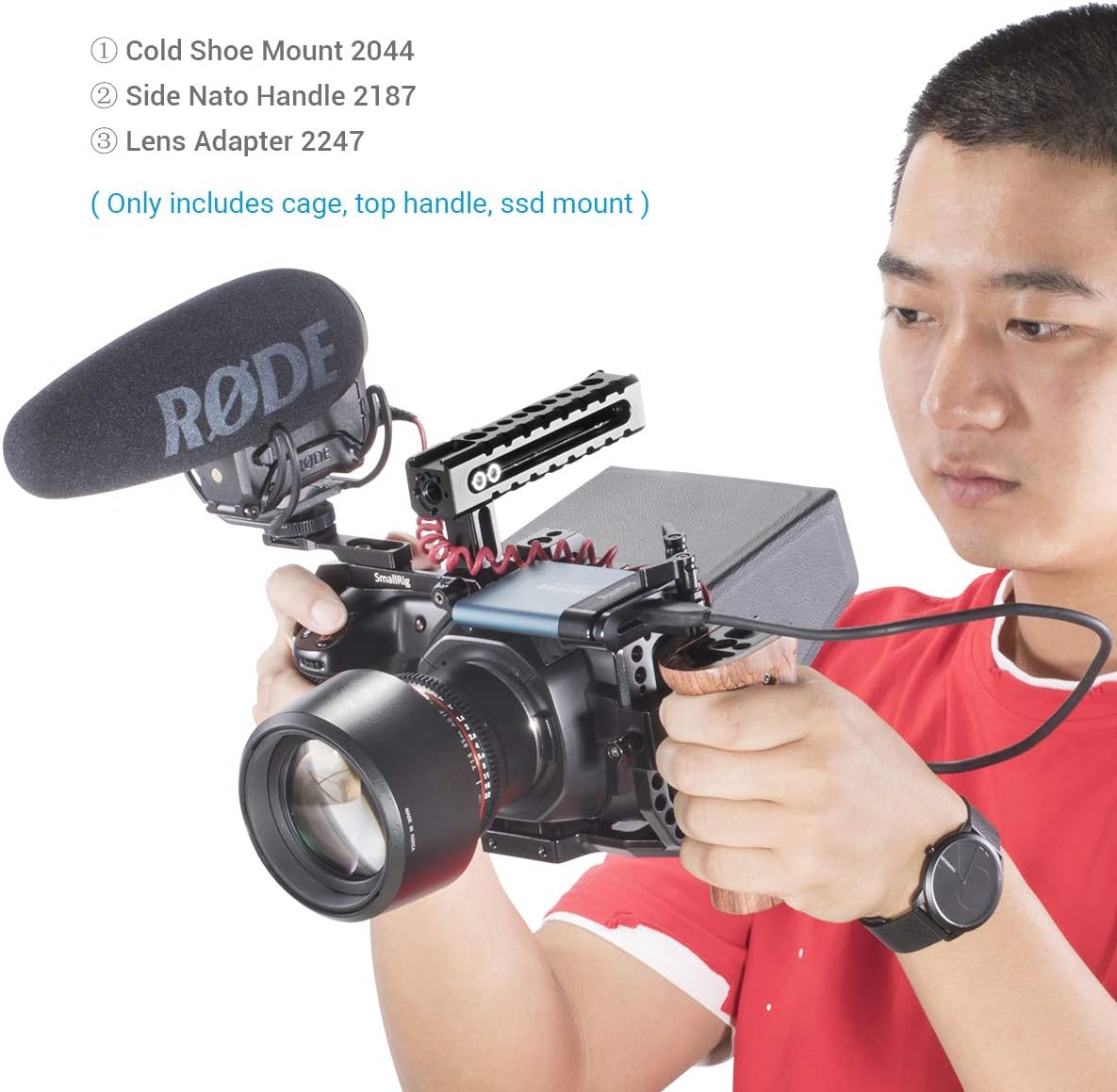 [Updated] SMALLRIG Camera Cage Kit for Blackmagic Design Pocket Cinema Camera 4K & 6K, Compatible with BMPCC 4K & 6K - KCVB2419 : Camera & Photo