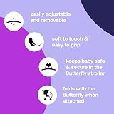 Bugaboo Butterfly Bumper Bar Armrest Black Pushchair Accessory view 5