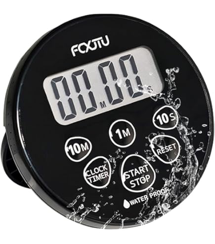 Muskela Minuteur De Douche Numérique étanche En Forme De Goutte D'eau