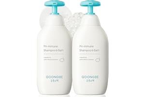 GOONGBE Pri-mmune Shampoo & Bath - Korean Baby Wash - Hypoallergenic Head to Toe Cleanser - Paraben-Free Formula For Sensitive Hair & Skin, 11.8 fl.oz. 2 Pack