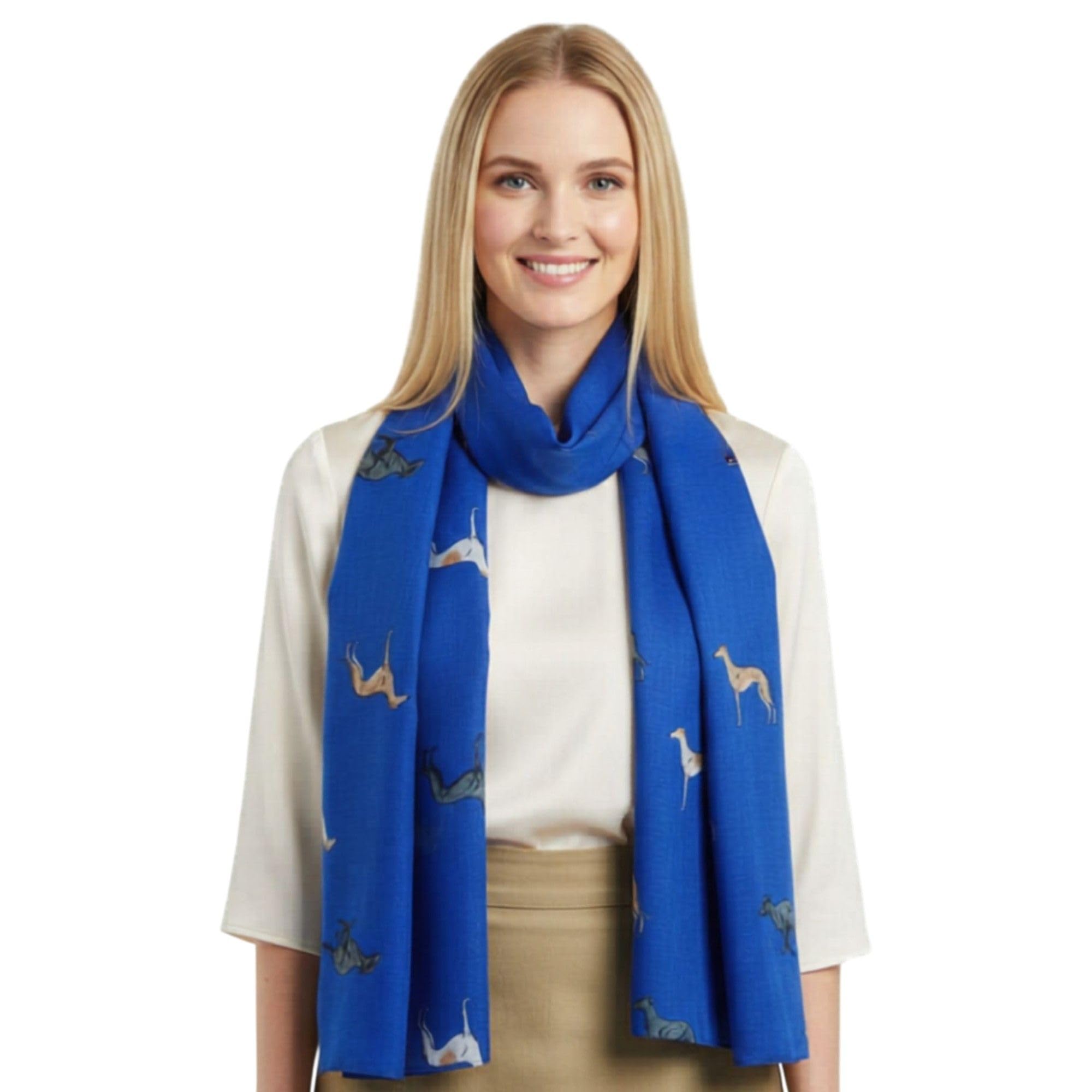 GFM® Greyhound Dogs Print Scarf (FS)(GH-071-D-CRTNL) — image 1