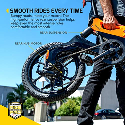 Swagtron Swagcycle EB7 Elite Plus Folding Electric Bike with Removable