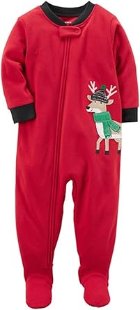 red footed pajamas baby