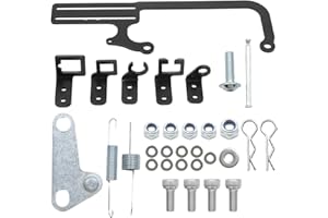Zreneyfex Throttle Cable Mount Kit, Carburetor Brackets Trans Cable Mount Kit, Replacement for EZ‑EFI 304147 Carburetor Throt