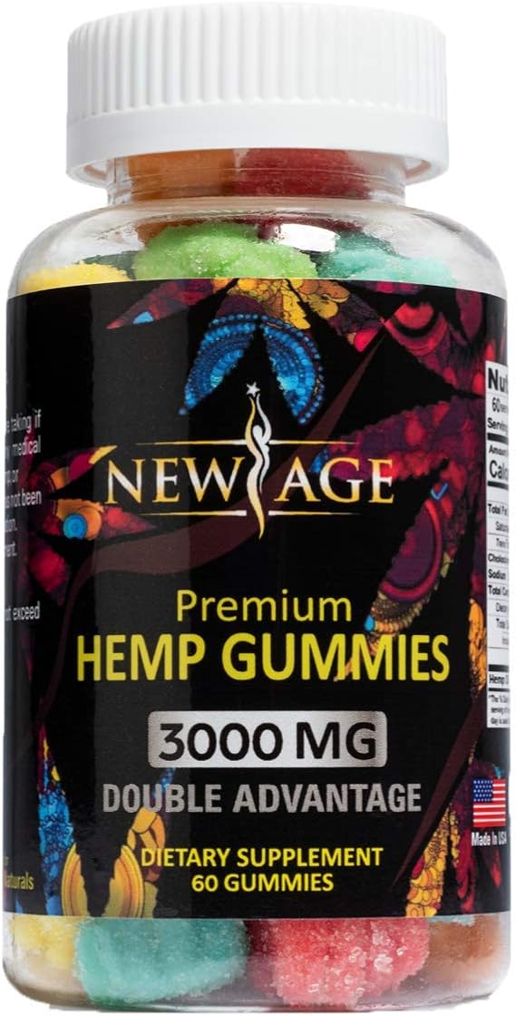New Age Naturals Advanced Hemp Big Gummies 3000mg 60ct