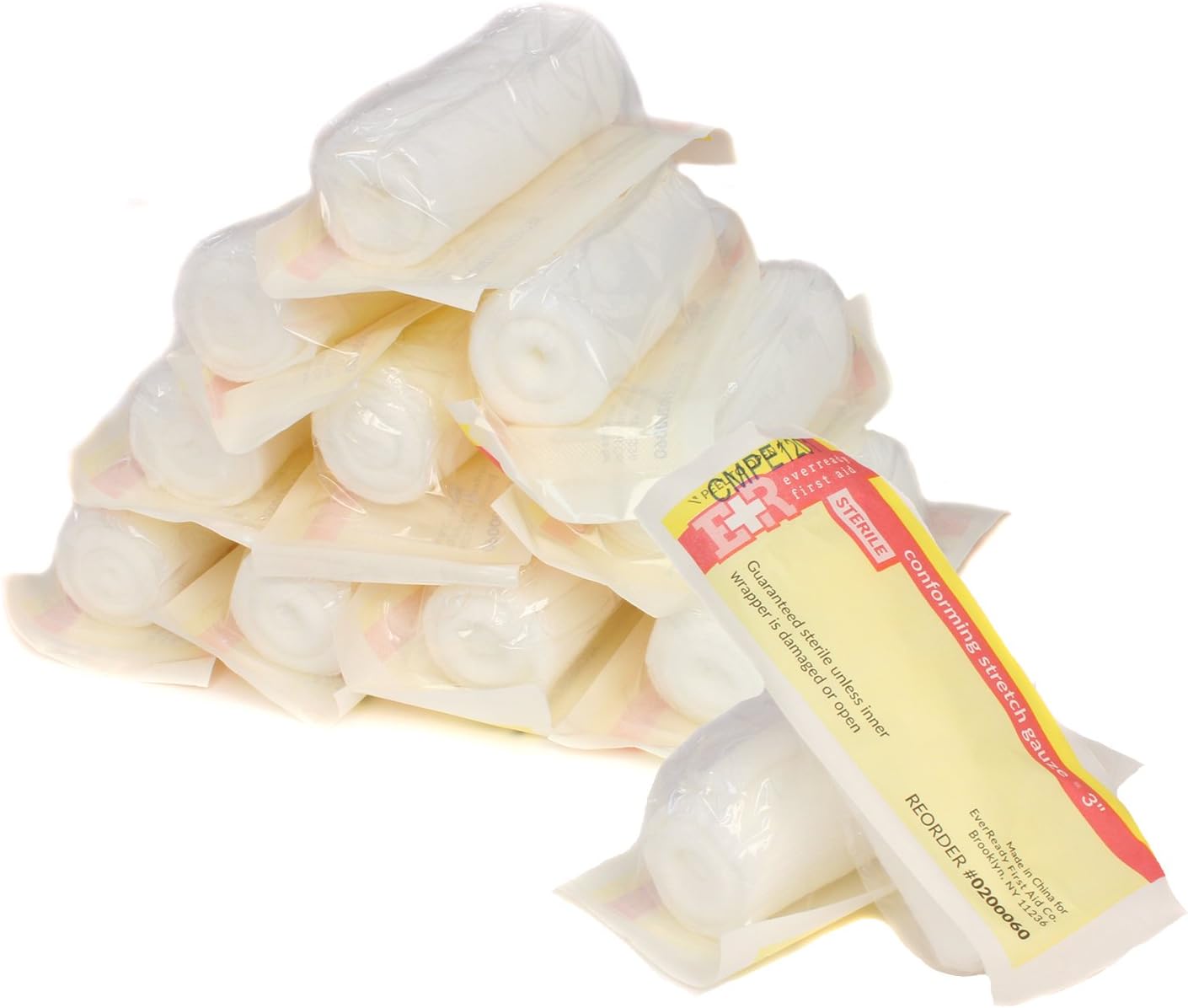 Ever Ready First Aid Sterile Conforming Gauze Roll Bandage - Box of 12-2 inch: Health & Personal Care