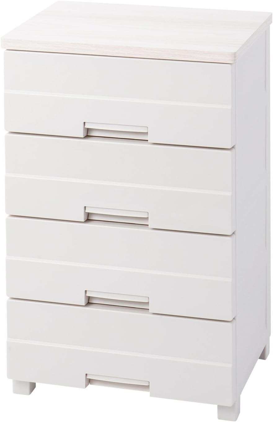 Amazon Co Jp 天馬 チェスト フィッツプラスイージー カプチーノ 4段 幅55 奥行41 高さ85cm ホーム キッチン