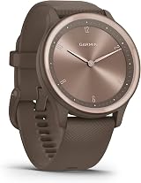 Garmin vivomove Sport Hybrid 40mm Smartwatch Cocoa view 6