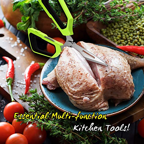 2021 Updated Kitchen Scissors Separable Heavy Duty Kitchen Shears for Chicken, Poultry, Fish