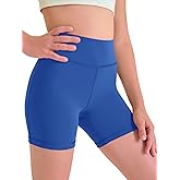 Haloumoning Girls Athletic Shorts Kids Workout High Waisted Volleyball Shorts Yoga Dance Gymnastics Shorts