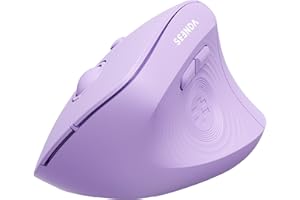 seenda Ergonomic Mouse Wireless, MOU200 Bluetooth Vertical Mouse - 2.4G & Bluetooth Multi-Device Connectivity Wireless Mice f