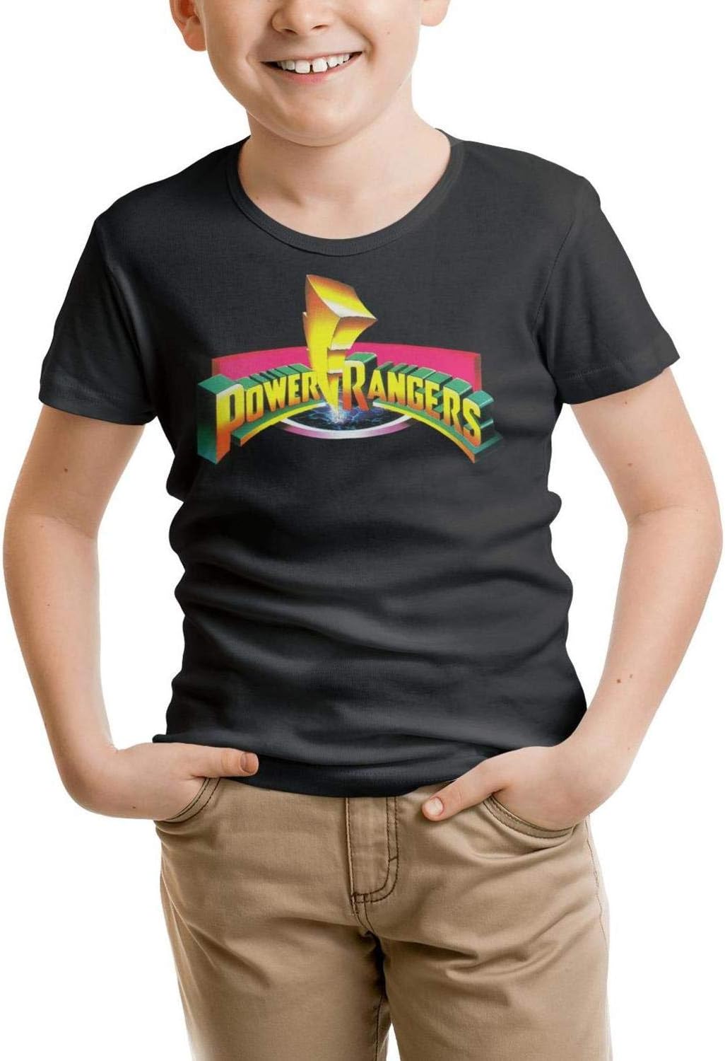 Little Girls Power-Rangers-SPD- Short Sleeve Mesh T-Shirts Tee