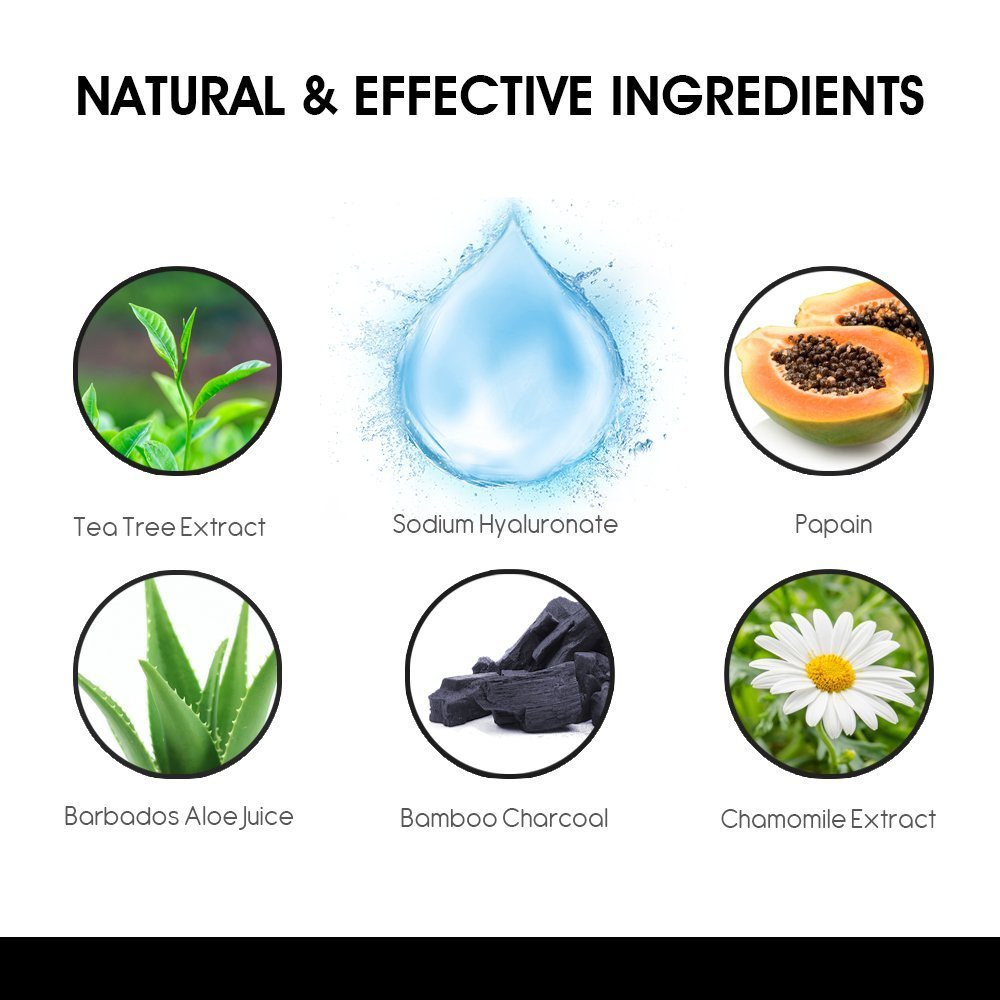 Blackhead Remover Mask, Peel off Mask with Bamboo Charcoal, Black Mask for Nose and Face Deep Pores Cleansing and Oil Control, Painless & Easy to Strip, 100 ml / 3.4 fl.oz