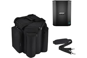 YipuVR Travel Case for Bose S1 Pro/S1 Pro +, Soft Carrying Bag Compatible with BOSE S1 Pro / S1 Pro Plus Portable Bluetooth Speaker,Speaker Cover with Shoulder Strap-Only Case