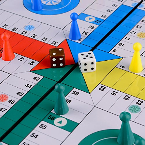 Folding Magnetic Ludo Set - 9.75"