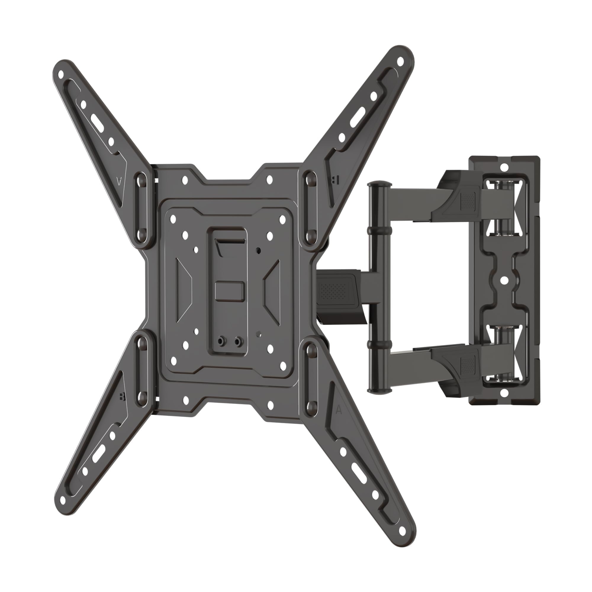 XINLEI TV Wall Bracket Tilt Swivel Wall Mount for Most 26-55 Inch Flat Curved Screens, Extendable Wall Bracket for TVs up to 31.8kg, Max VESA 400x400 (MAP3)