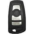 Horande Replacement Smart Keyless Entry Remote Control Key Fob Case fit for BMW 1 3 4 5 6 7 F Series X1 X3 X5 M2 M5 F10 235ix 320 Key Fob Shell Cover