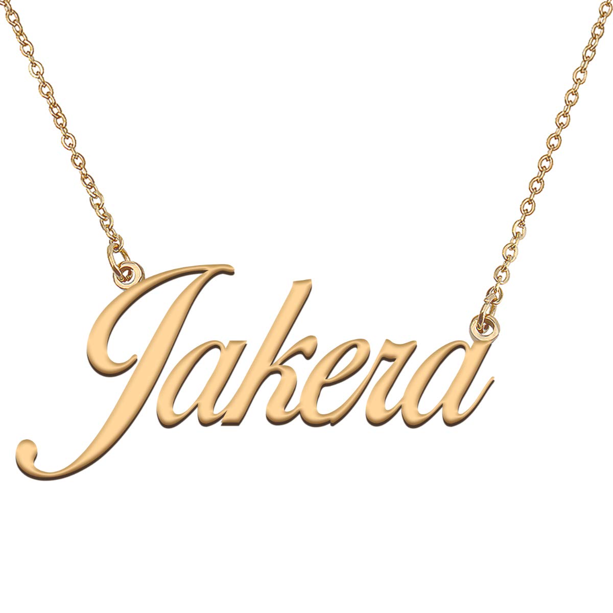 HUAN XUN Customized Custom Simple Any Name Necklace