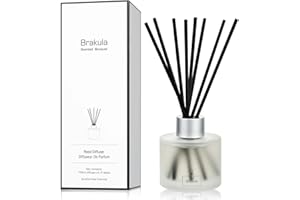 Brakula Reed Diffuser Set- Fresh Cotton Scented Oil Diffuser for Bathroom, Home Fragrance for Living Room, Bedroom, Office,100ml