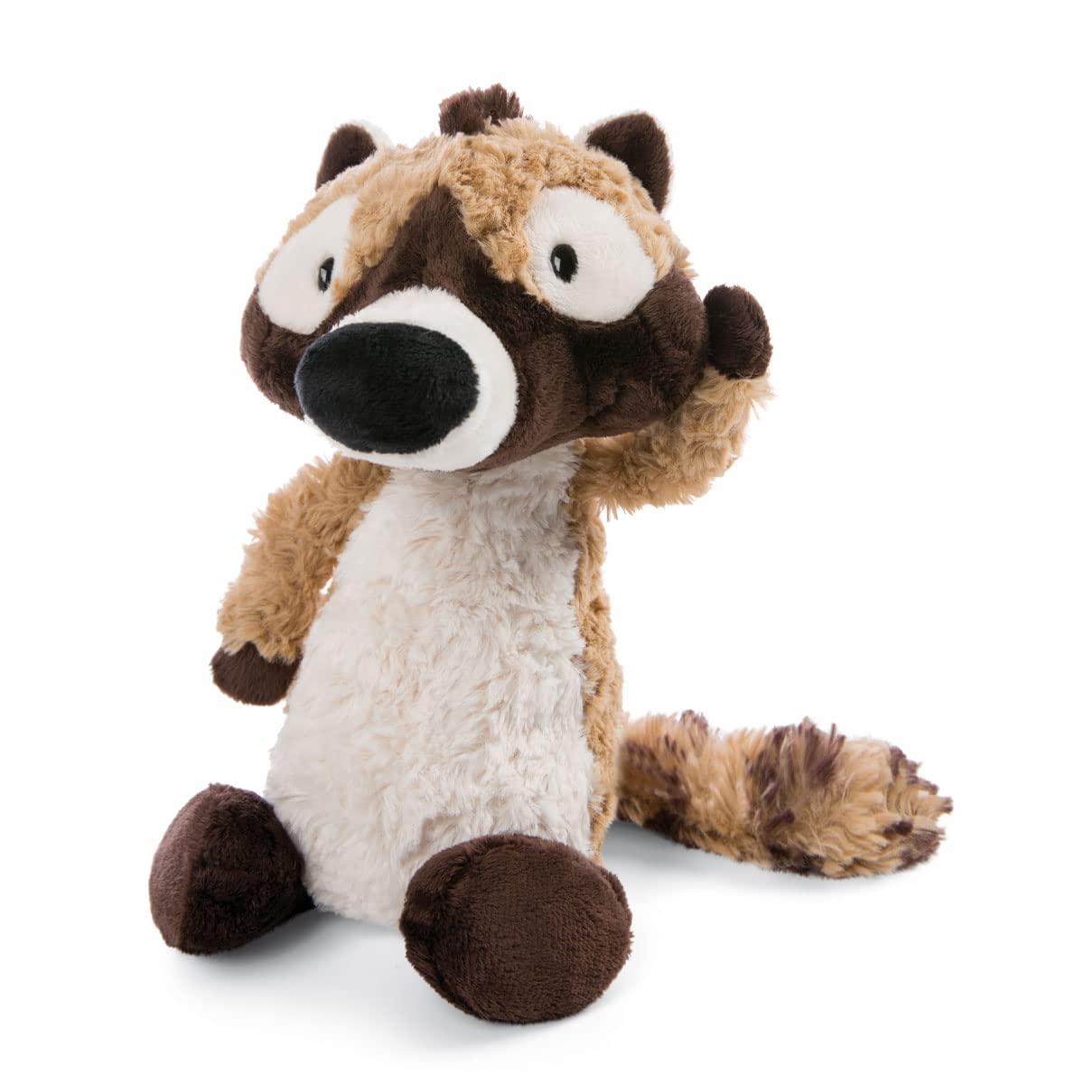 NICI Coaty the Nasua Soft Toy 22 cm – Sustainable Cuddly Toy Nasua for Girls, Boys & Babies – Fluffy Stuffed Animal Coati to Cuddle & Play With – Plush Animals from Wild Friends