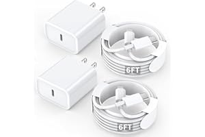 FITQUIPMENT iPhone 14 13 12 Fast Charger [ MFi Certified] 2Pack PD Type C iPhone Wall Charger Fast Charging Power Adapter with 6FT Long USB C to Lightning Cable Charger for iPhone 14/13/13/12/11/Xs Max/XR/SE,iPad