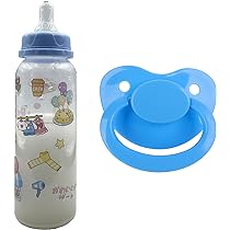 【お買い得】Blue Baby Bottle Amazon.com : Adult Bottle & Pacifier Set, 8oz/250mL (Bottle